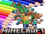 Minecraft için boyama kitabı
